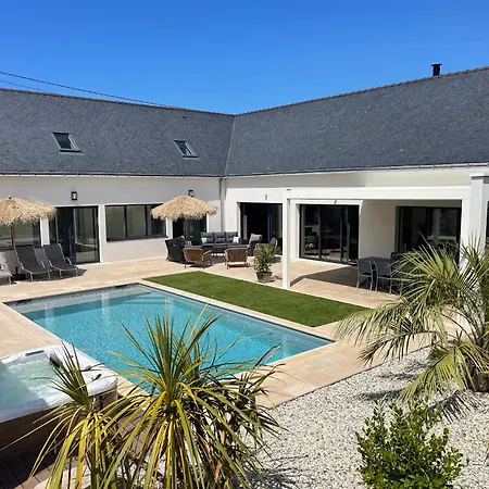 Сasa de vacaciones D'exception Avec Piscine, Et Salle De Cinéma à 50m De La Plage, Capacité 14 Pers. - Fr-1-306-1275 La Turballe